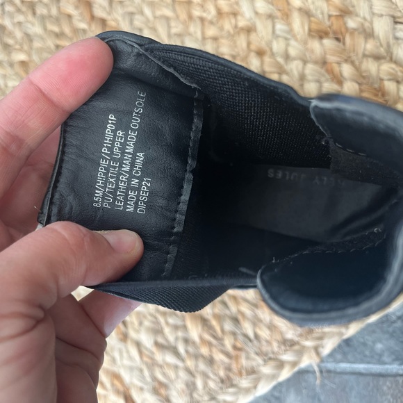 Sincerely Jules 8.5 hippie Chelsea black boots - Picture 3 of 4